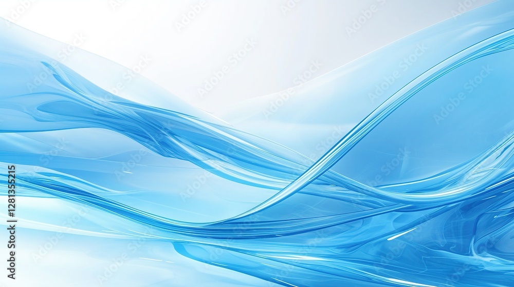 Fototapeta premium Elegant shapes and curves creating a sophisticated and visually appealing background ideal for presentations, banner designs, or social media covers. Suitable for advertising, or digital art concepts.