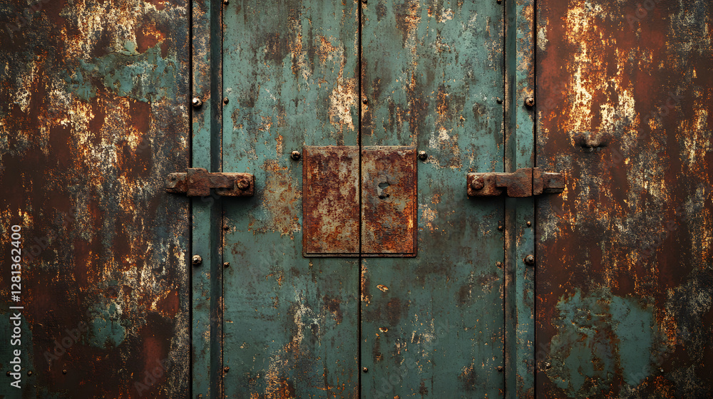 Close-up Photo of Antique Front Door with High Detail Close-up Photo of Antique Front Door with High Detail