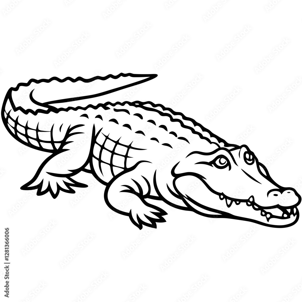 Fototapeta premium Crocodile 