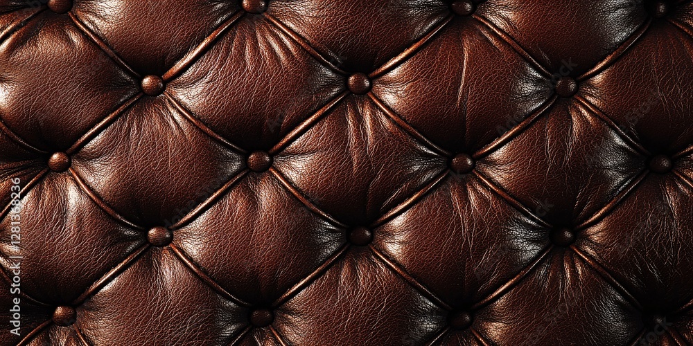 Naklejka premium luxurious brown leather texture for elegant design projects