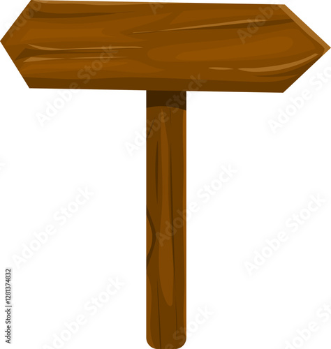 wooden sign board