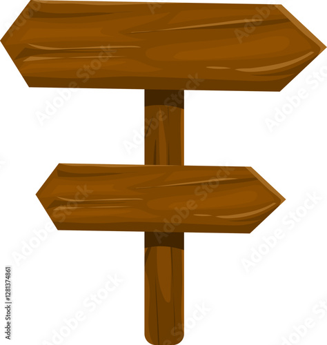 wooden sign board