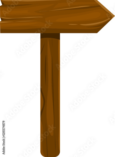 wooden sign board
