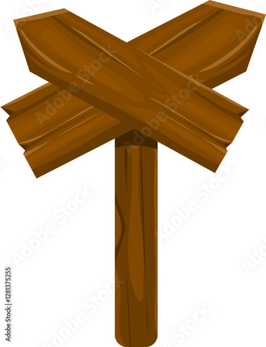 wooden sign board