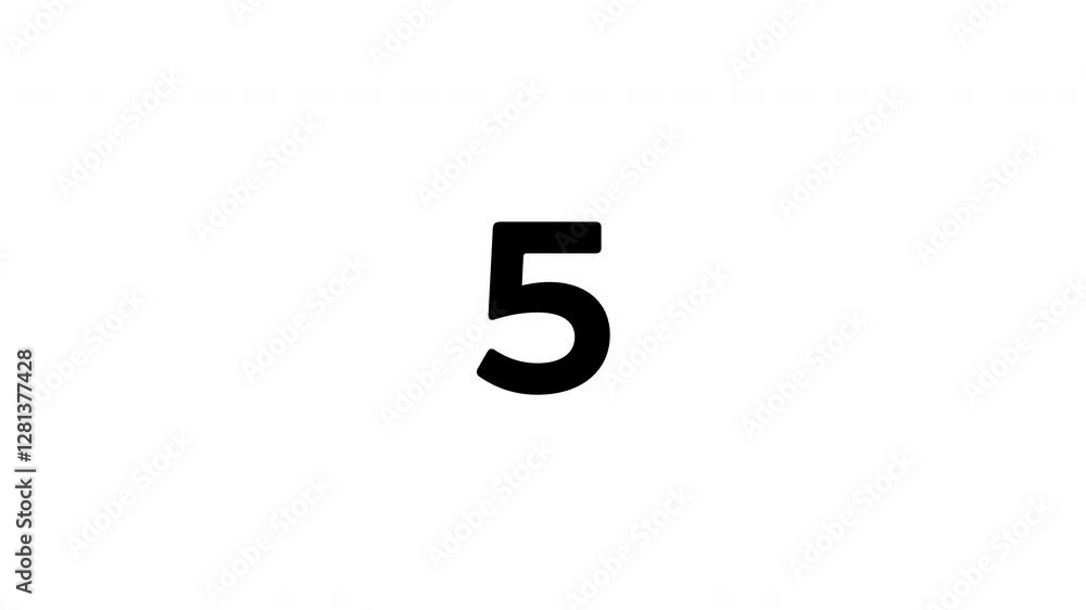 Animated black countdown timer from 10 to 0 seconds on a white background. Minimal flat design, high-quality 4K video suitable for alpha or tint layer Animated black countdown timer from 10 to 0 seconds on a white background. Minimal flat design, high-quality 4K video suitable for alpha or tint layer