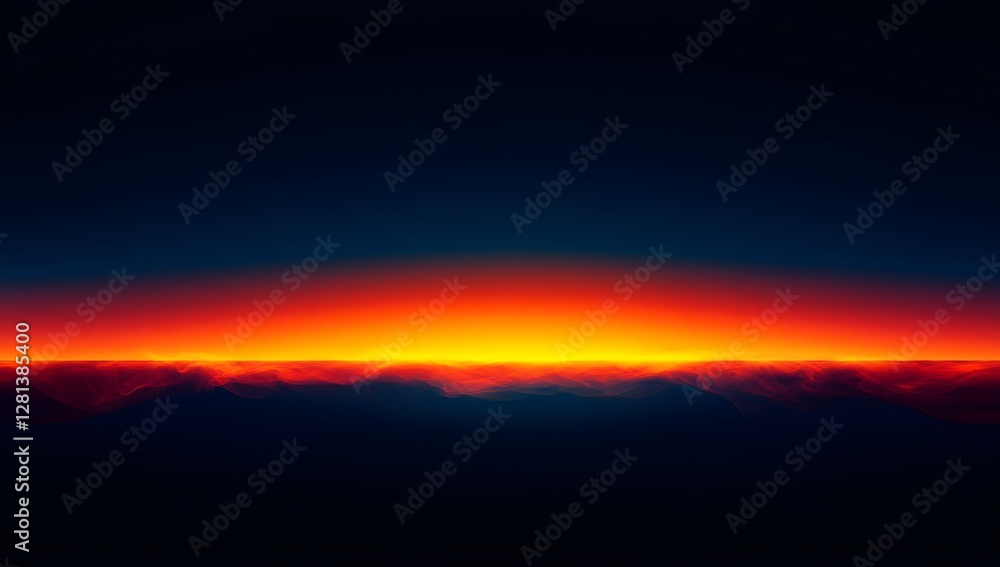 Dramatic Gradient Landscape with Mystical Smoke Effect Dramatic Gradient Landscape with Mystical Smoke Effect