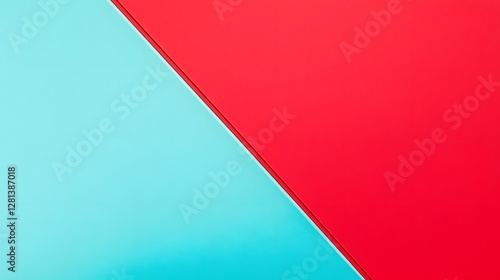 Free Download Abstract Red and Teal Diagonal Split Background - GFXLoad