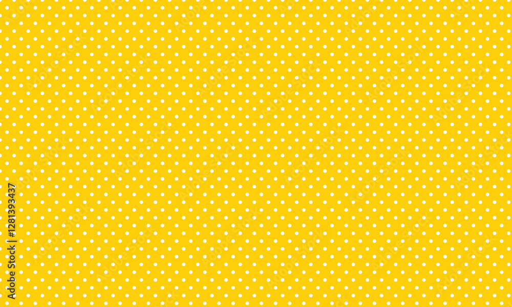 Yellow and White Polka Dot Pattern – Classic Seamless Background for Fabric, Wallpaper, and Retro-Inspired Graphic Design Yellow and White Polka Dot Pattern – Classic Seamless Background for Fabric, Wallpaper, and Retro-Inspired Graphic Design