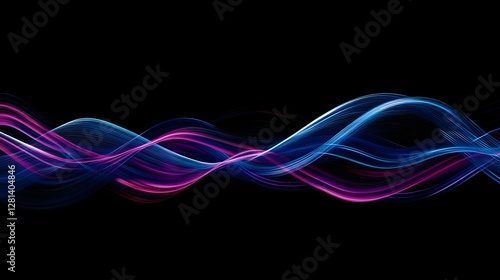 Vibrant digital fluid waves flowing in dynamic motion creating an abstract futuristic and colorful background  The digital art effect showcases a mesmerizing flow of energy and liquid like movements