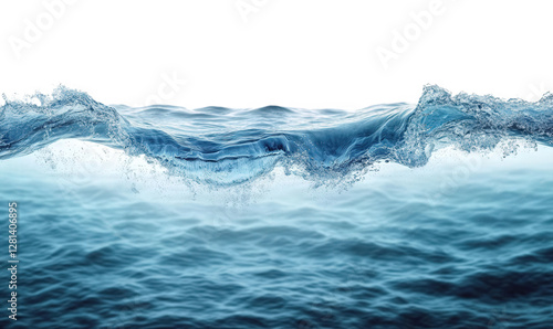 Wallpaper Mural The blue waves surged and surged Torontodigital.ca