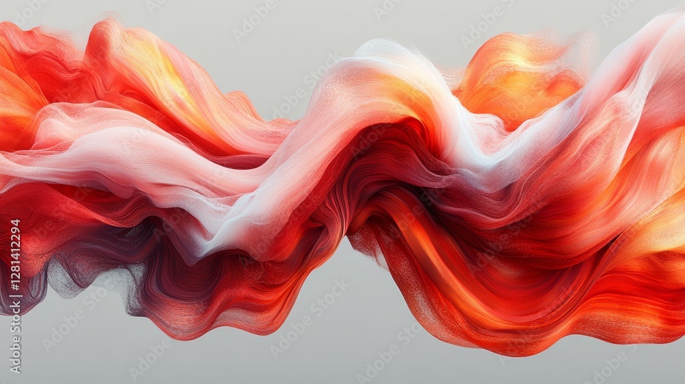 Abstract Flowing Fabric Design Abstract Flowing Fabric Design