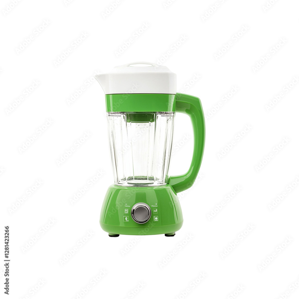 Blender with a green plastic bottom png Blender with a green plastic bottom png