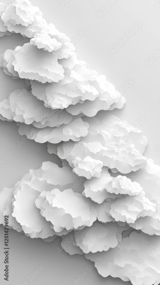 Abstract Cloud Forms Design Abstract Cloud Forms Design