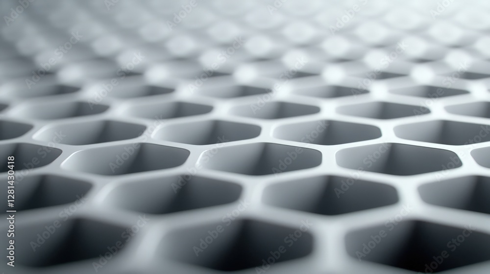 Obraz premium Abstract Hexagonal Pattern.