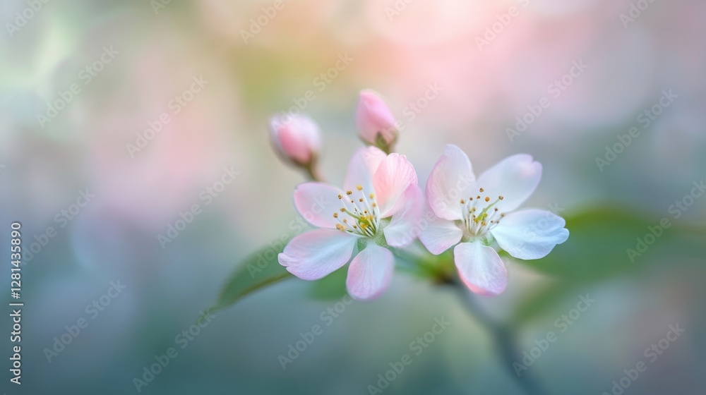 Cherry blossoms bloom with delicate petals, embodying serenity and renewal. Cherry blossoms bloom with delicate petals, embodying serenity and renewal.