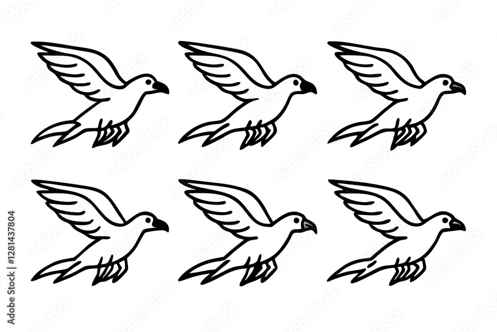 Obraz premium Elegant Osprey Vector Design