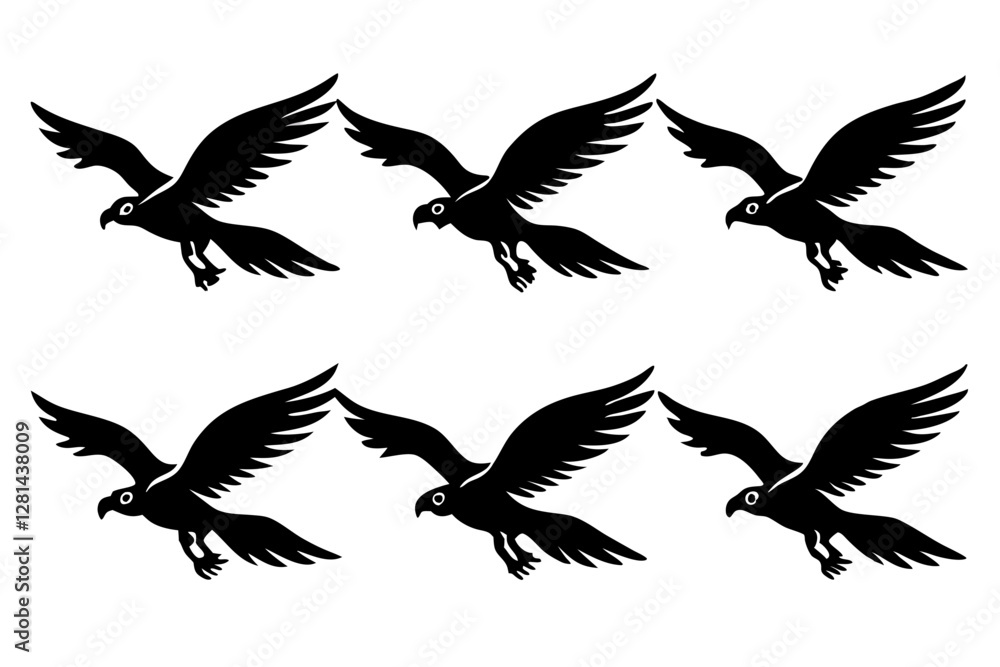 Elegant Osprey Vector Design Elegant Osprey Vector Design
