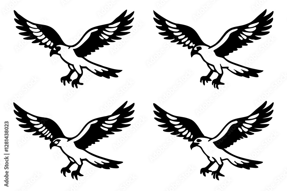 Elegant Osprey Vector Design Elegant Osprey Vector Design