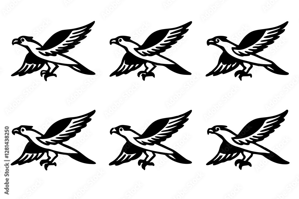 Obraz premium Elegant Osprey Vector Design