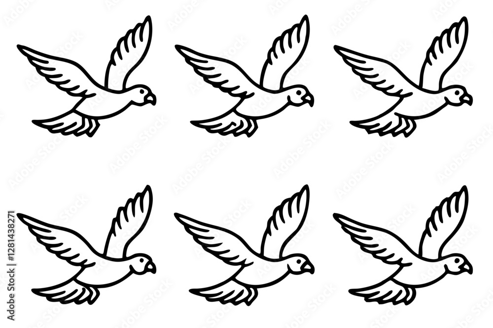 Obraz premium Elegant Osprey Vector Design