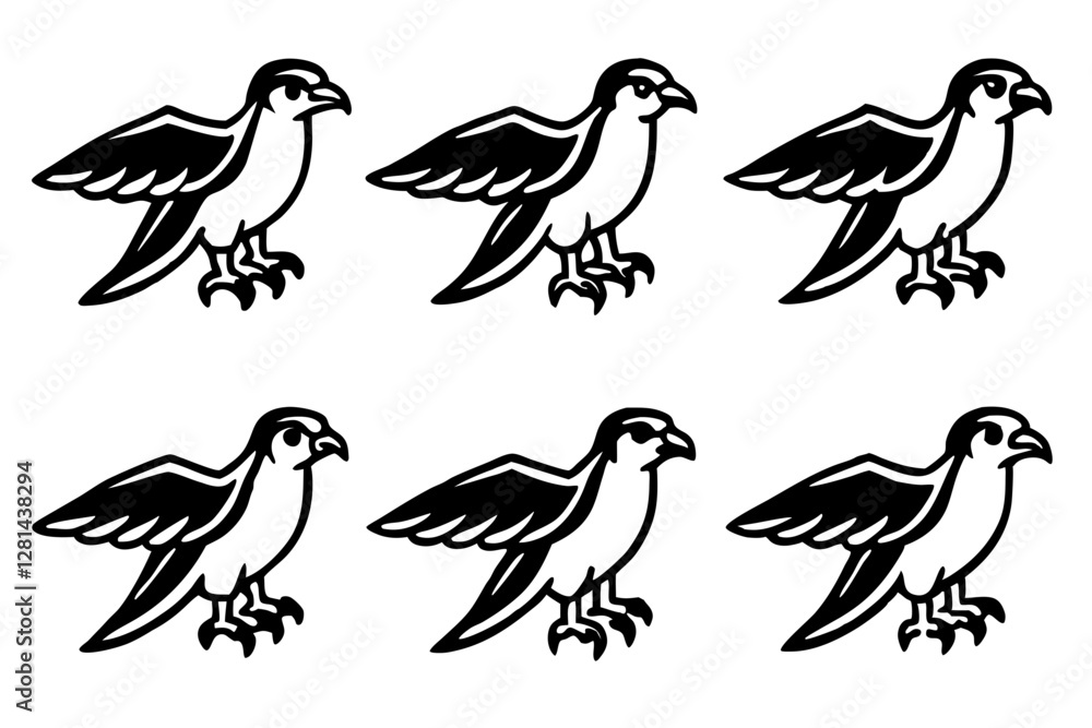 Fototapeta premium Elegant Osprey Vector Design