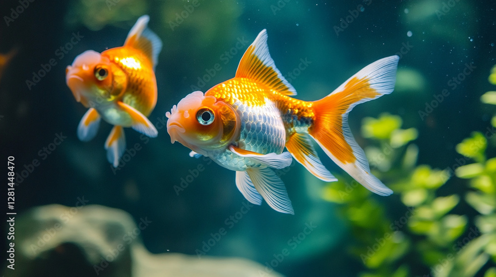 goldfish in aquarium
goldfish in aquarium