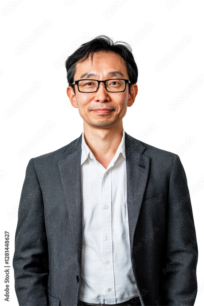 Isolated Asian Businessman Portrait Isolated Asian Businessman Portrait
