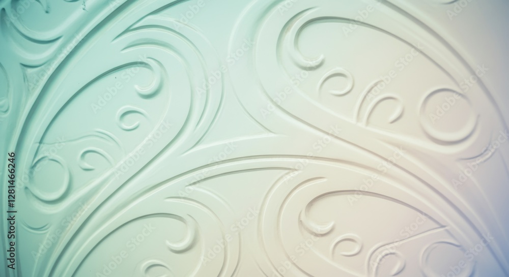 Elegant abstract swirl patterns in soft pastel shades Elegant abstract swirl patterns in soft pastel shades