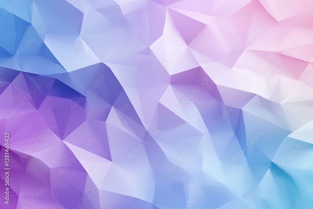 Fototapeta premium Serene Pastel Dreamscape: Abstract Blue and Purple Gradient Background, Perfect for Website Banners, Social Media Posts, Mobile App Designs, Branding Materials, and Digital Art Projects. A soothing
