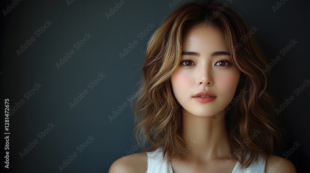 清楚できれいな女性のお顔 清楚できれいな女性のお顔