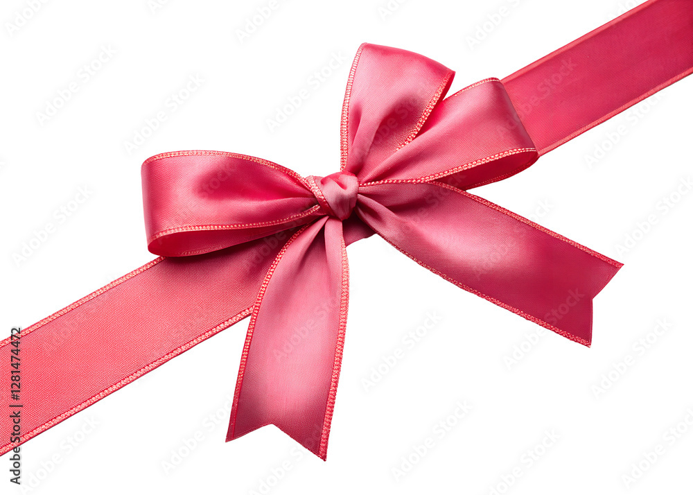 Ribbon bows on white, decorative ribbon bows on white backdrop, Cut Out Ribbon bows on white, decorative ribbon bows on white backdrop, Cut Out