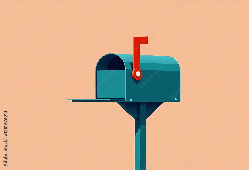 Clean and Simple Mailbox Vector: A Minimalist Illustration of a Classic Mailbox with Flag, Perfect for Modern Design and Iconography.
Clean and Simple Mailbox Vector: A Minimalist Illustration of a Classic Mailbox with Flag, Perfect for Modern Design and Iconography.