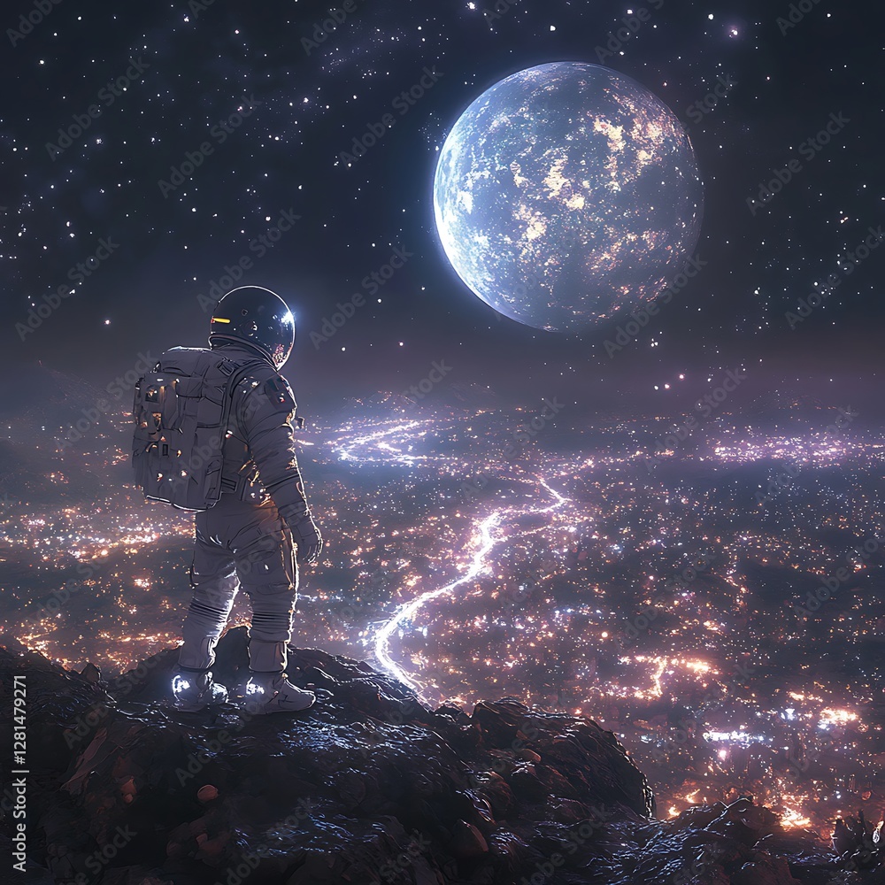astronaut in space astronaut in space