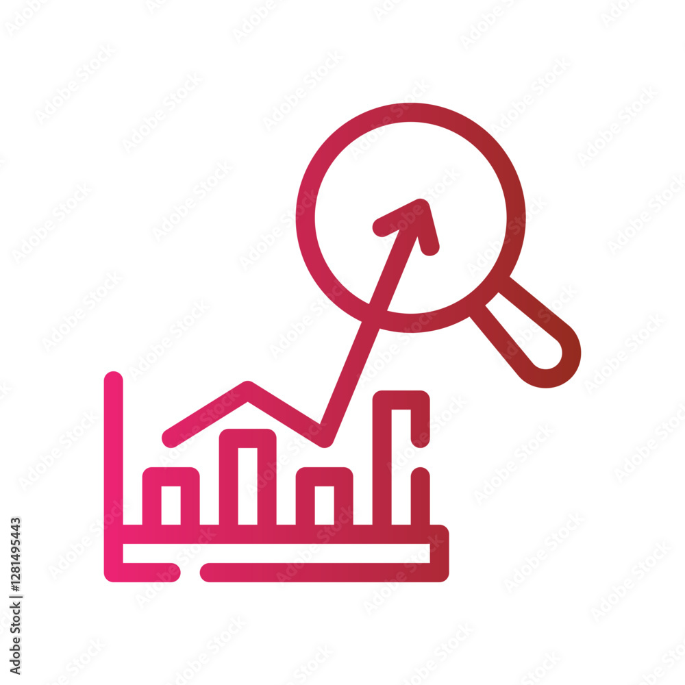 investment gradient icon investment gradient icon