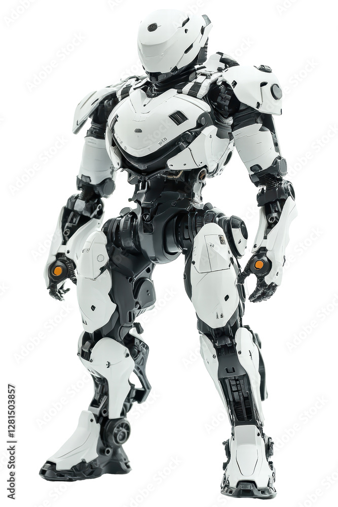 Isolated Advanced Robot Armor Isolated Advanced Robot Armor