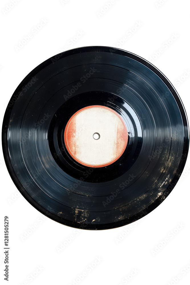 Obraz premium Isolated Vinyl Record
