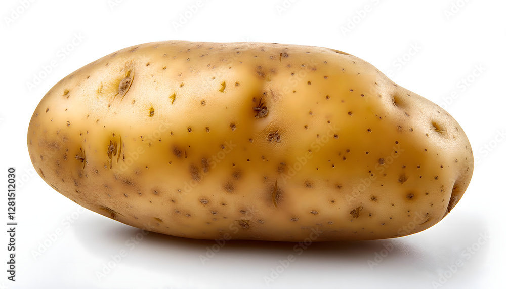Raw potato isolated on white background Raw potato isolated on white background
