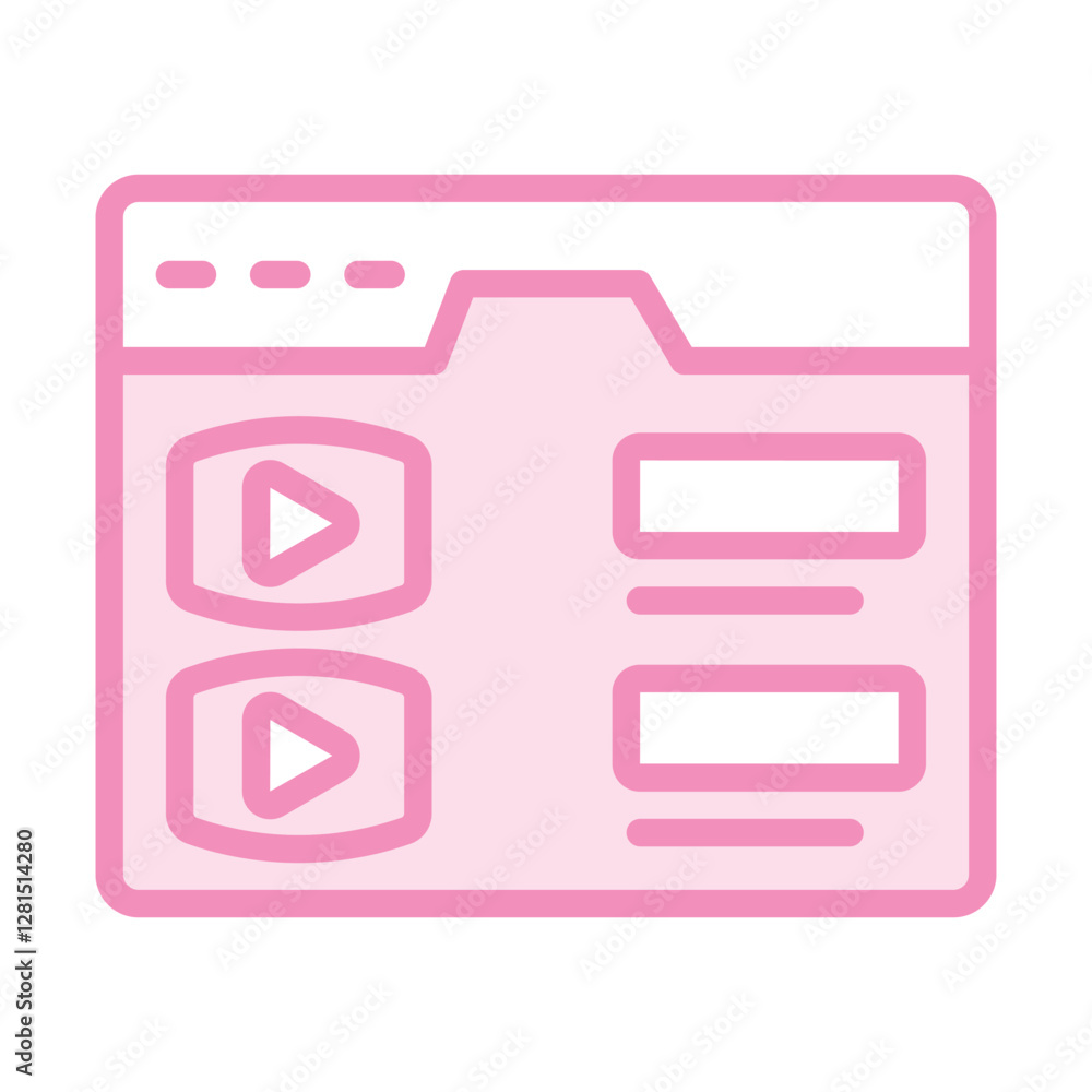 Video Content Glass duotone line icon, vector, pixel perfect, illustrator file
Video Content Glass duotone line icon, vector, pixel perfect, illustrator file