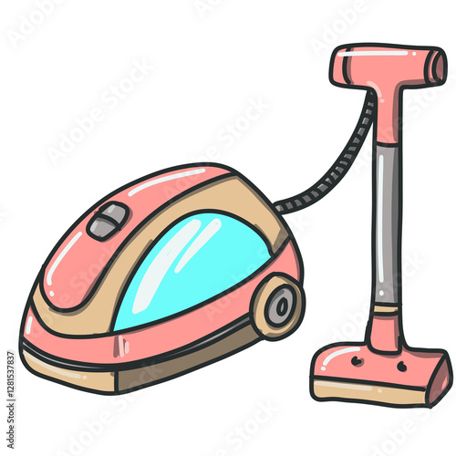 vacuum cleaner isolated