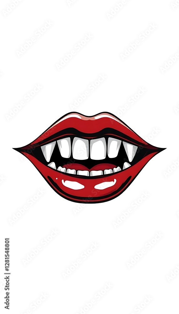Naklejka premium Vampire Lips