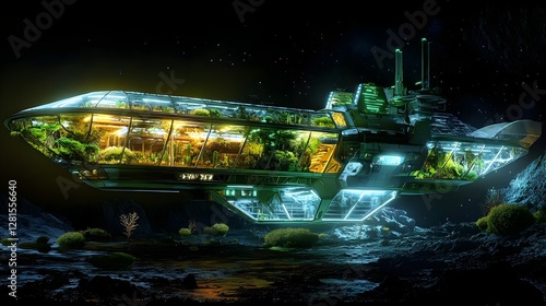 Fototapeta Naklejka Na Ścianę i Meble -  giant space station