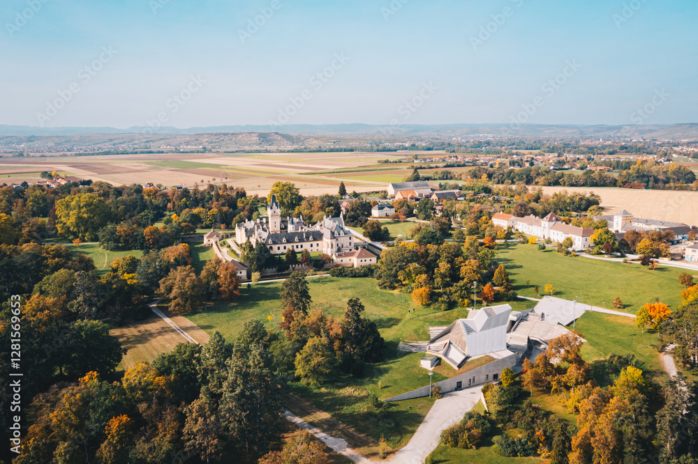 Fototapeta premium Grafenwörth Castle in Lower Austria, Europe