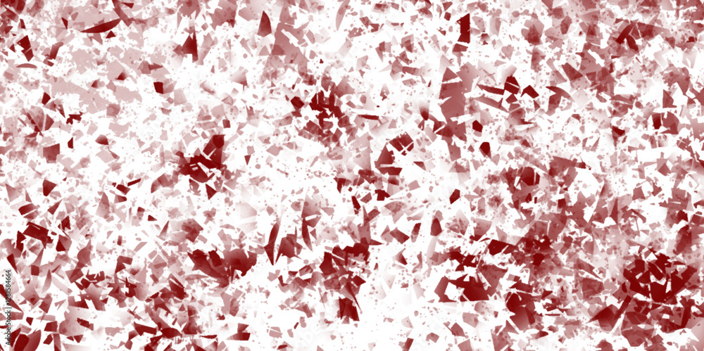 Fototapeta premium Artistic dirty grunge abstract spot vector Illustration monochrome drip splash messy isolated on various blood splatters, grunge dispersion paint and brush strokes modern red textures and background.