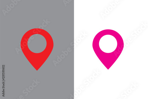 New location map icons. location marker. location pin