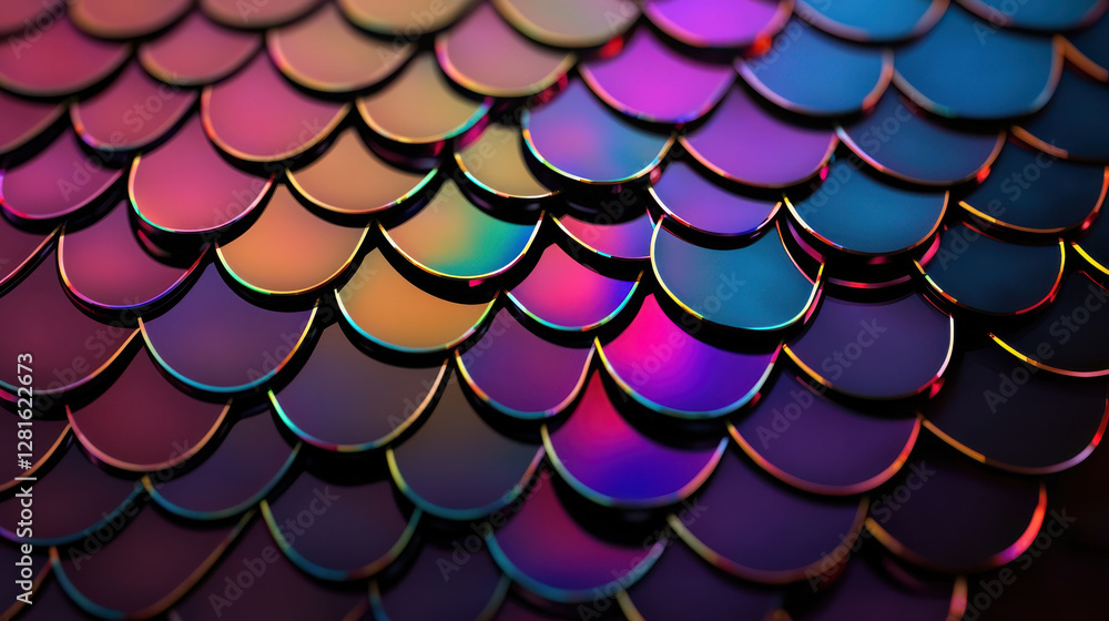 Seamless holographic foil pattern with rainbow reflections Seamless holographic foil pattern with rainbow reflections