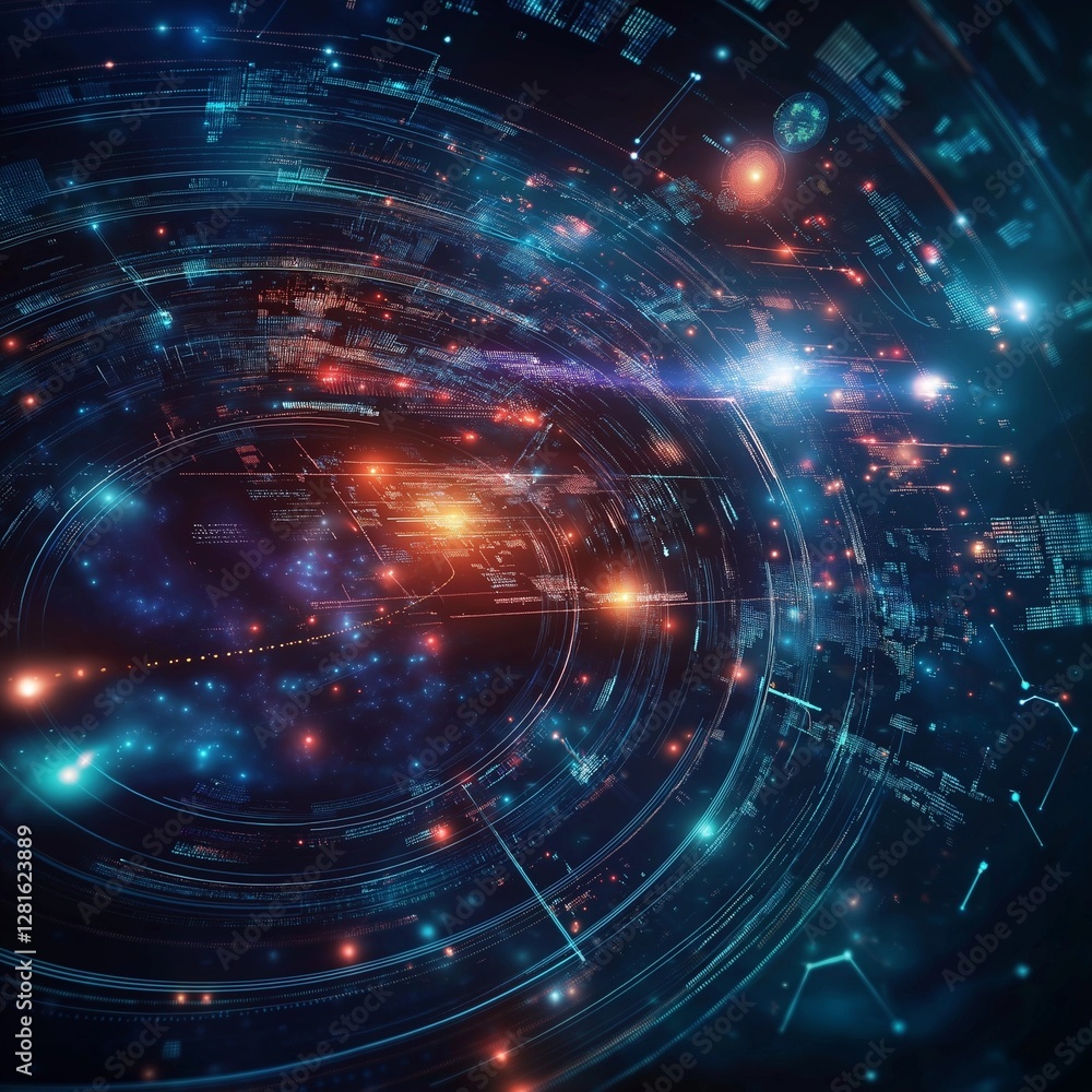 Obraz premium energy of fractal realms