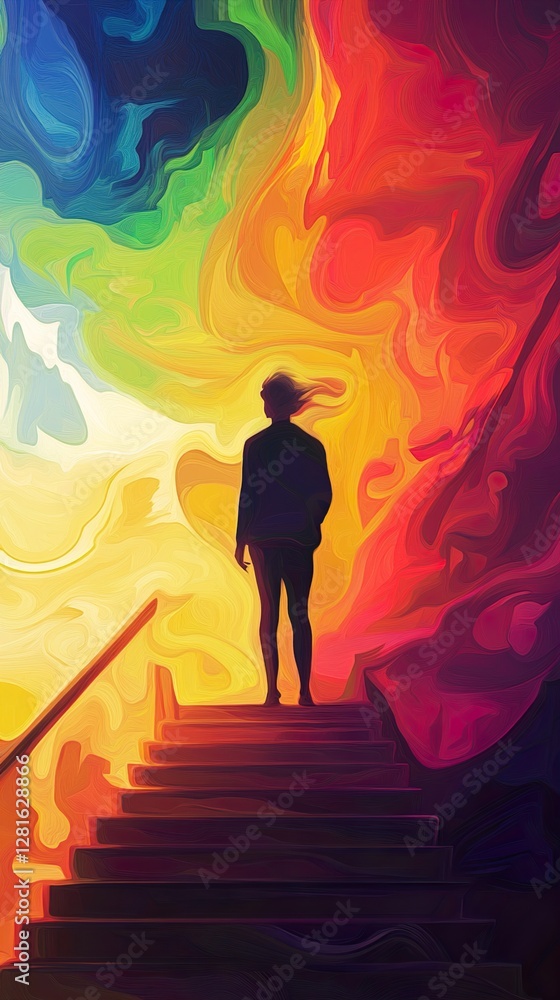 custom made wallpaper toronto digitalAscending to a Dreamlike World: A Surreal Journey of Self-Discovery