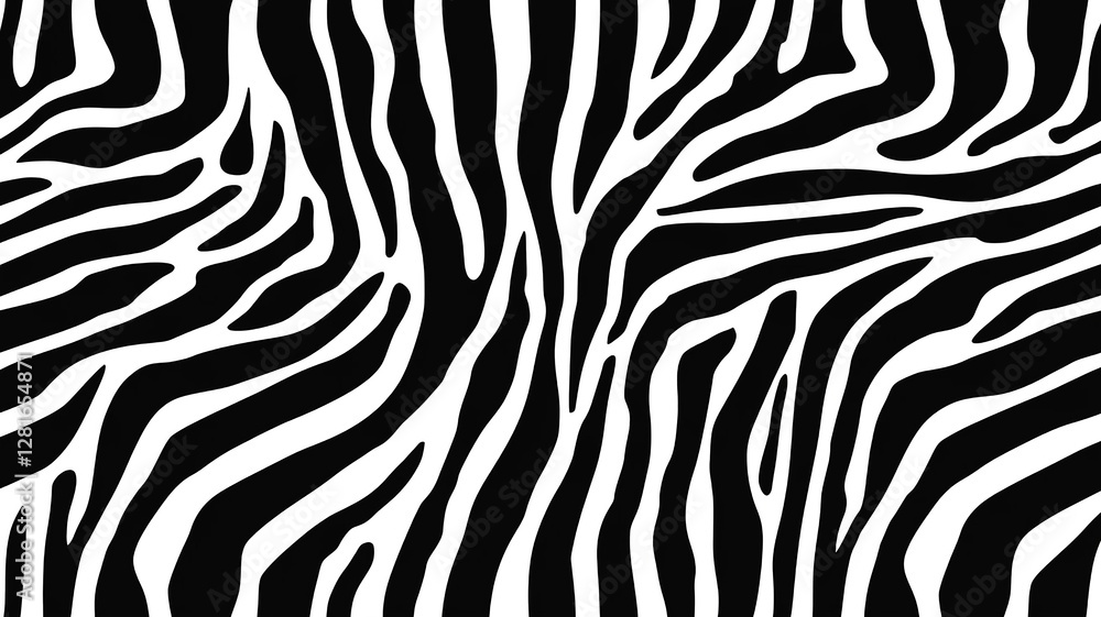 Trendy zebra skin pattern background vector. Animal fur, Fabric design, wrapping paper, textile, and wallpaper Trendy zebra skin pattern background vector. Animal fur, Fabric design, wrapping paper, textile, and wallpaper