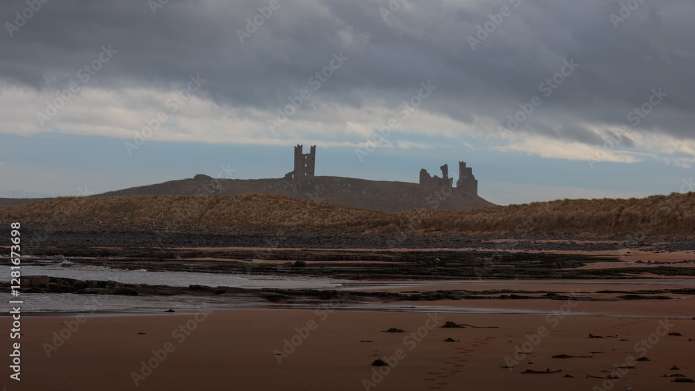 Embleton Bay, with Dunstanburgh Castle, landscape shots including long exposure images. Embleton Bay, with Dunstanburgh Castle, landscape shots including long exposure images.