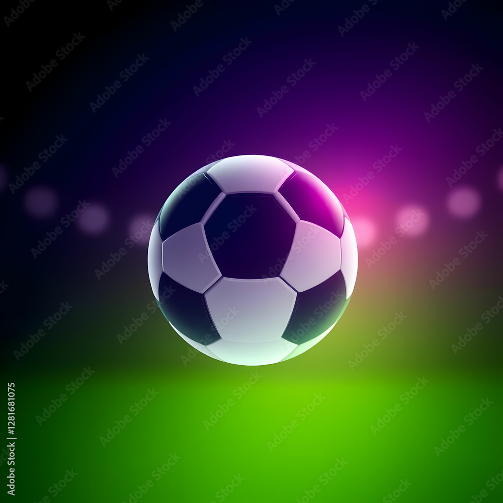 Naklejka premium Gradient abstract football background